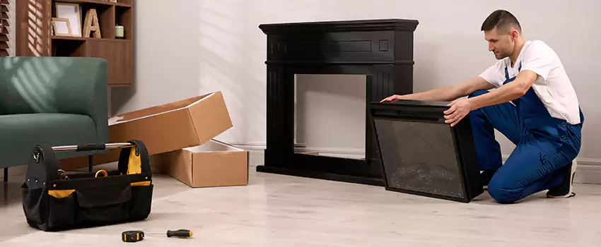 Old Rusted Metal Fireplace Repair And Replacement in Duluth, GA
